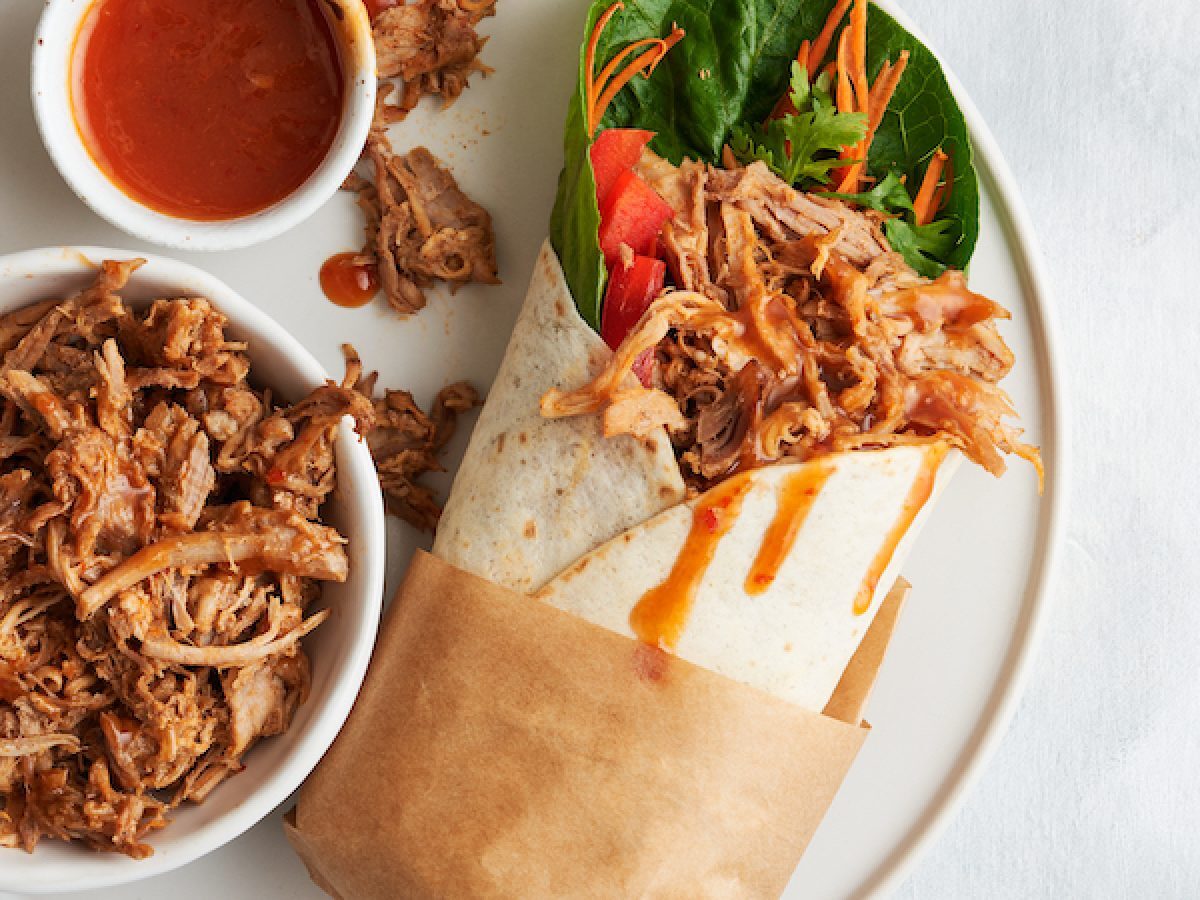 leftover-pork-roast-bbq-wrap-recipe